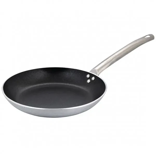 Сковорода алюмінієва 26х4 см з антипригарним покриттям з індукійним дном, фото 1