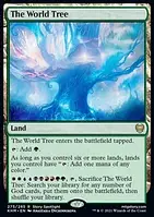 Коллекционная карта Magic: The Gathering The World Tree KHM Card Wizards of the Coast
