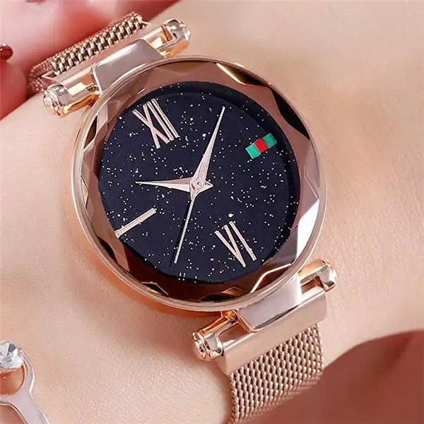 Жіночий годинник Starry Sky Watch на магнітній застібці золотистий