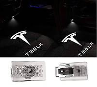 Подсветка двери с логотипом Tesla 3, S, X, Y 2шт