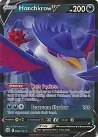 Коллекционная карта Honchkrow V - 88/172 - Ultra Rare - Pokemon Foteleamo