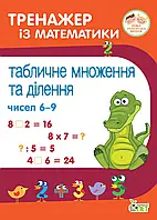 Тренажер по математике Табличное умножение и деление чисел 6-9 Сметана О. В. НУШ ПЕТ