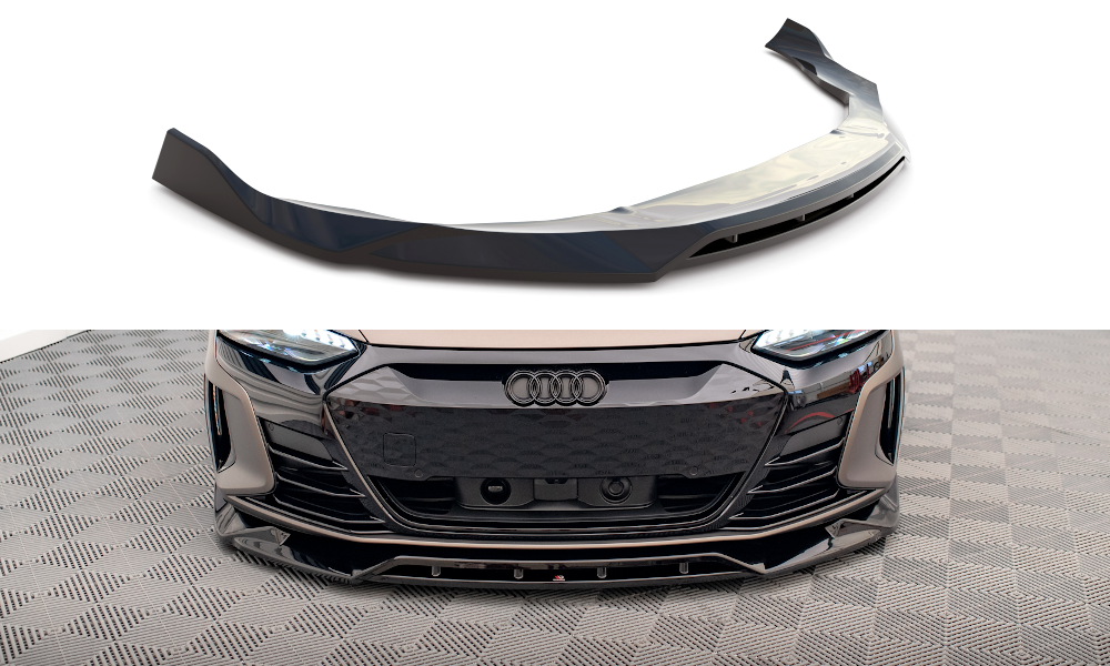 Сплітер Audi e-Tron GT / RS GT тюнінг губа спідниця обвіс елерон (V2)
