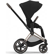Коляска Cybex Priam Sepia Black шасі Rosegold 4.0, фото 4