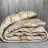 Ковдру на овчині "ODA" Розмір 155*210 см Ковдра вовняна. Стьобана полуторна ковдра, фото 5
