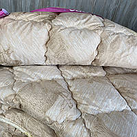 Ковдра на овчині "ODA" Розмір Євро 200*220 см Ковдра вовняна. Стьобана ковдра.