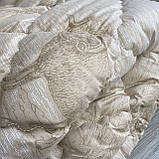 Ковдра на овчині "ODA" Розмір 175*210 см Ковдра вовняна Стьобана двоспальна ковдра, фото 2