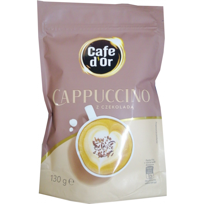 Капучино шоколадне розчинне Cafe Dor La Movida 3в1, 130 г Польща