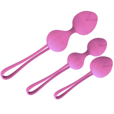 Набір вагінальних кульок Pink Trio ніжно-рожевий