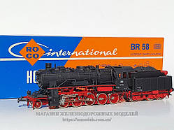 Модель вантажного паровоза серії BR58, DB, б/в, масштабу H0 1:87 Roco 4112