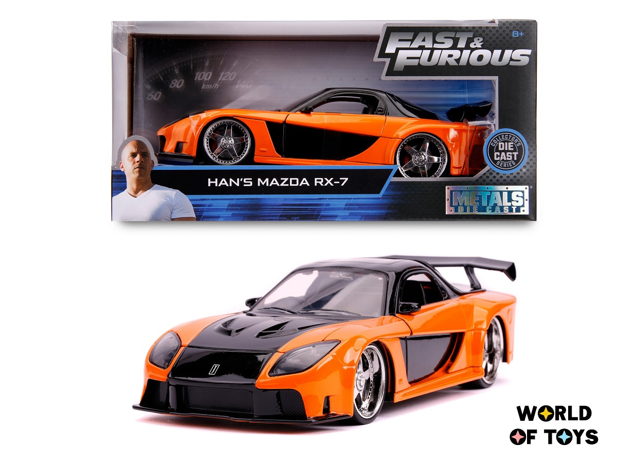 Машина металева Jada "Форсаж" Мазда RX-7, масштаб 1:24, 8+ | 253203058