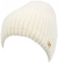 ODYSSEY - шапка жіноча ангорова шеостяна  зимова  теплиа молочний