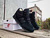 Чоловічі зимові кросівки з хутром New Balance 574 All Black чорні, фото 10