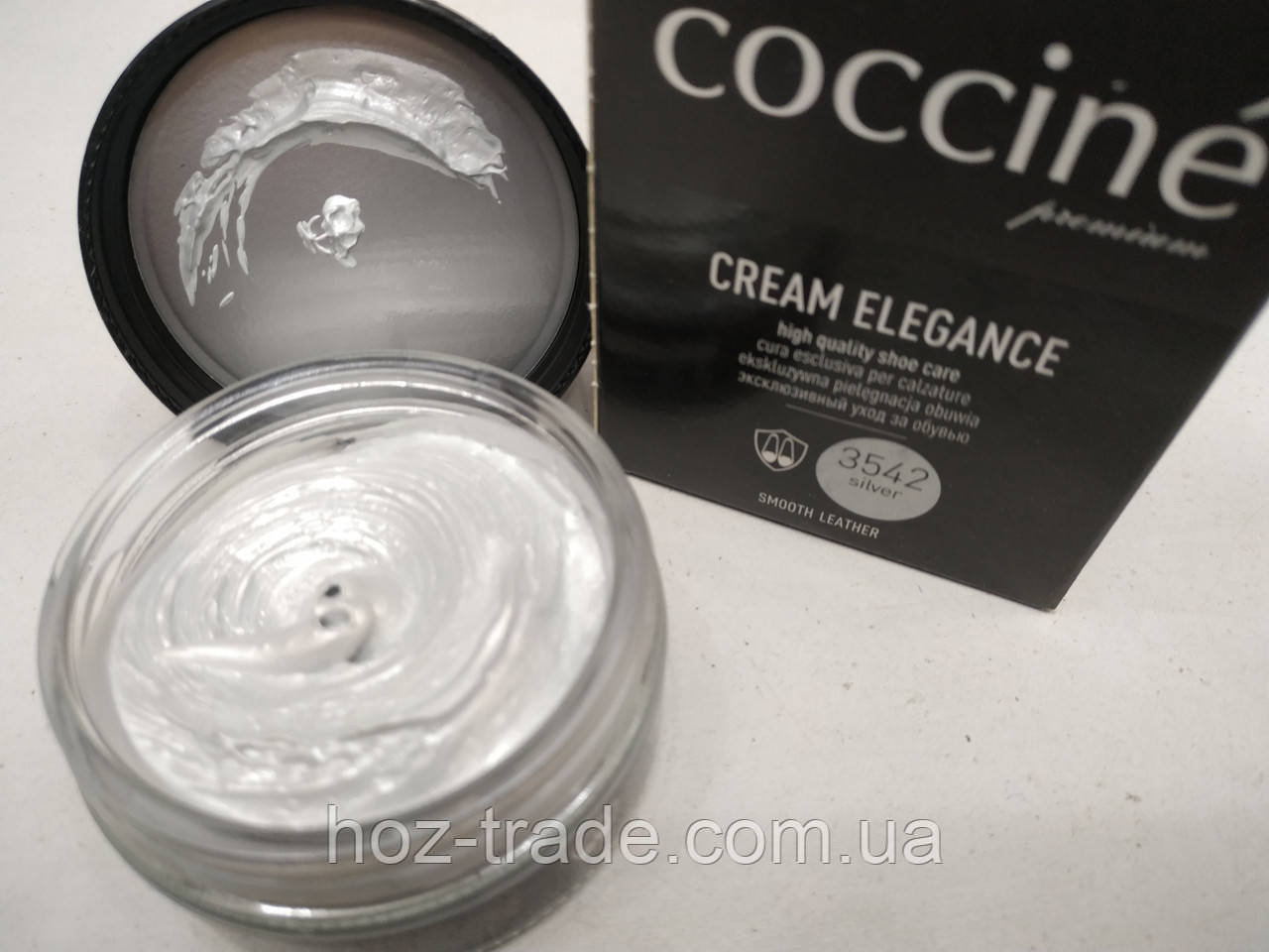 Крем для взуття сріблястий Coccine