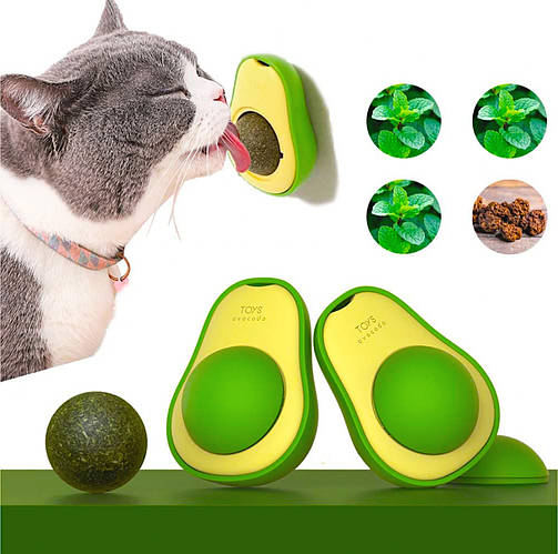 Шарик кошачьей мяты TOYS avocado, цена 160 грн — Prom.ua (ID#1681927587)