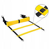 Координаційні сходи для тренування швидкості Power System PS-4087 Agility Speed Ladder Black/Yellow, фото 5