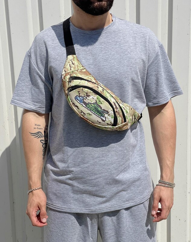 Бананка камуфляжна Intruder "Трактор і Танк" кольору хакі, фото 1