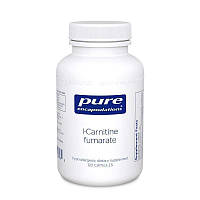 L-карнитин фумарат l-Carnitine Fumarate Pure Encapsulations для улучшения метаболизма мышц и жиров 120 капсул