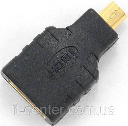 Перехідник Gembird HDMI / Micro HDMI чорний, фото 2