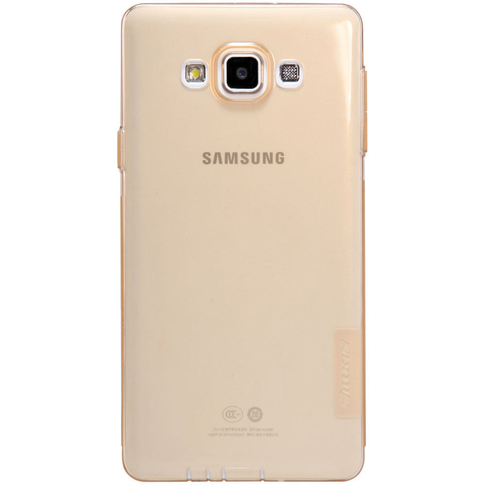 TPU чохол Nillkin для Samsung Galaxy A7 A700 золотистий