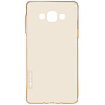 TPU чохол Nillkin для Samsung Galaxy A7 A700 золотистий, фото 3