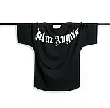 Футболка в стилі Palm Angels LOGO чорна унісекс, фото 3