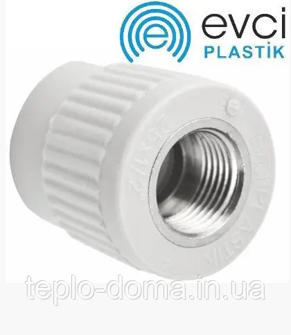 Муфта PP-R з внутрішньою різьбою D20х3/4" EVCI