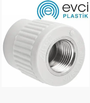 Муфта PP-R з внутрішньою різьбою D25х1/2" EVCI