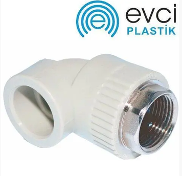 Коліно PP-R з ВР (ЛАТУНЬ) D40х1-1/4" ПІД КЛЮЧ EVCI