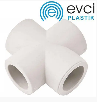 Трійник PP-R D32 (Хрестовина поліпропіленова) EVCI