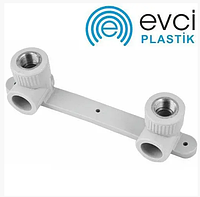 Планка настенная PP-R D 20х1/2" EVCI