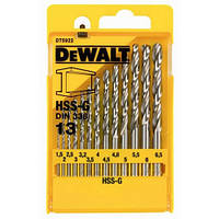 Набір свердел для металу HSS-G 13 шт. "DeWALT"