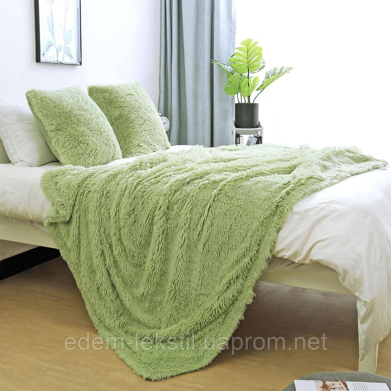 Пушистое Меховое Плед Покрывало Страус, Фисташковый, 220х240 — Купить ...