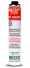 Клей-піна для пінопласту Recht Pur GF starke Profi 65л, 900мл