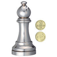 Головоломка Cast Chess Bishop silver Шахматный Слон (Офицер) Cast Puzzle 473684 , Land of