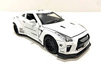 Машинка TK Union Nissan GTR Auto Expert металлическая, свет, звук, инерционная Белая (38071)