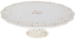 Підставка для торта "Зимова феєрія" 25 см, порцелянова