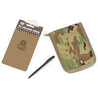 Блокнот всепогодный Rite In The Rain All Weather Notebook 946 с чехлом, Multicam, Блокнот