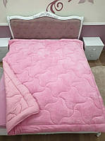 Стеганое одеяло зимнее плюшевое Welsoft Pembe, Розовый, 195х215