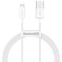 Дата кабель Baseus Superior Series Fast Charging Lightning Cable 2.4A (1m) (CALYS-A) белый