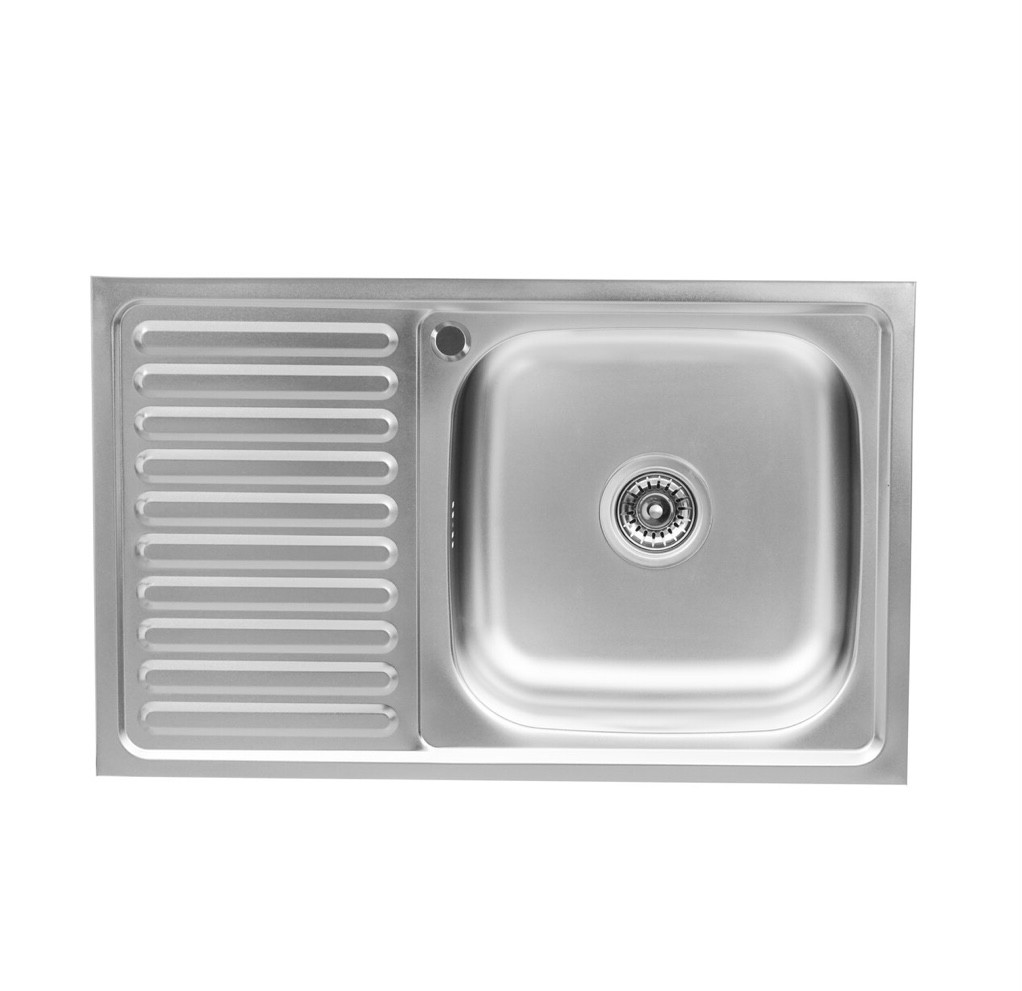 Мийка для кухні з нержавіючої сталі 07 мм Platinum 8050 satin