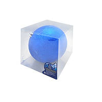 Елочный шар с блестками Stenson 8579B 15см 1шт/уп