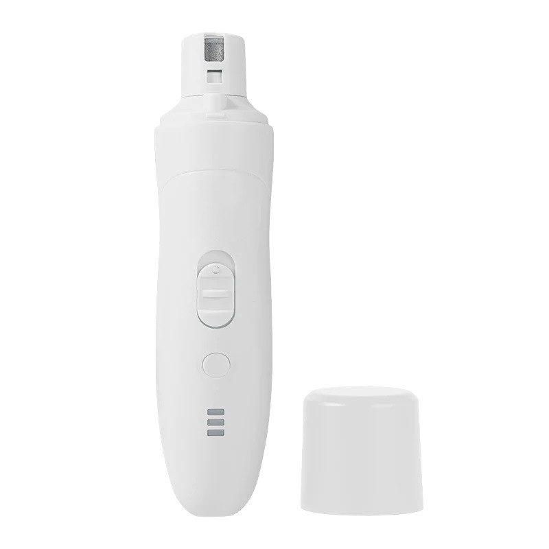 Електрична кігтеточка, кігтерез Els Pet для котів, триммер для догляду за кігтями, акумуляторний Білий, фото 1