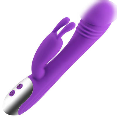Вібратор-кролик Modern design 10 ріжемів вібрації колір фіолетовий