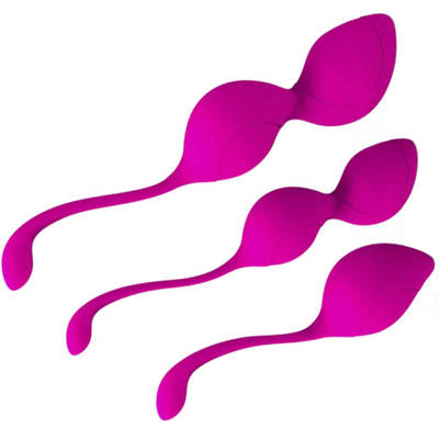 Набір вагінальних кульок Pink Kegel Set малиновий