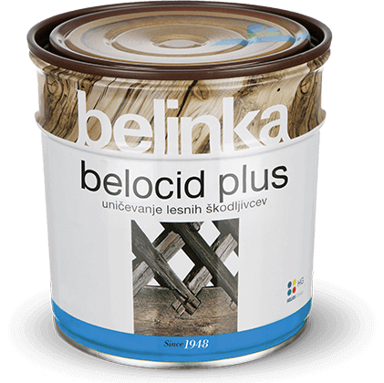 BELINKA Belocid Plus, засіб для захисту від деревного жучка та антисептик для деревини, 2,5л