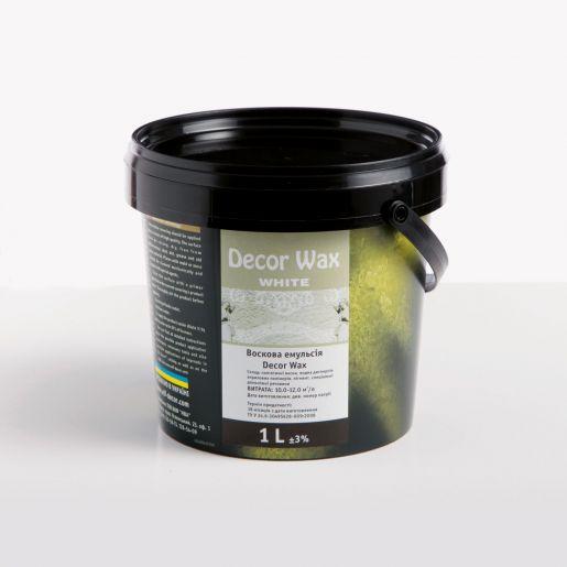 Decor Wax White, 1л, віск для декоративних покриттів ЭЛЬФ Декор