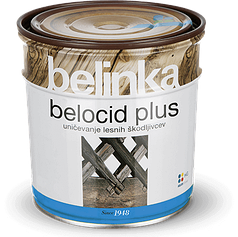 BELINKA Belocid Plus, засіб для захисту від деревного жучка та антисептик для деревини, 0,75л