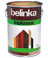 BELINKA Toplasur, захисна лазурь для деревини, ебенове дерево (22), 10л