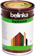 BELINKA Toplasur, захисна лазурь для деревини, ебенове дерево (22), 1л